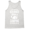 beer drinker camping!! Tank Top
