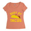 body by tacos funny Women's Triblend Scoop T-shirt