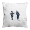 fist bump for liberty Throw Pillow