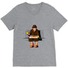 secret habit V-Neck Tee