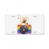 Ceremony of Love with Rainbow Colors License Plate