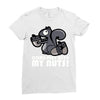 come play with my nuts Ladies Fitted T-Shirt