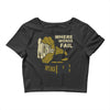 where words fail music speaks Crop Top