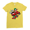 funny Ladies Fitted T-Shirt