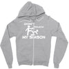 don't touch my simson  fun ddr motorrad tuning simi s51 50 fan Zipper Hoodie