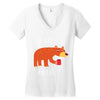 bearly awake Women's V-Neck T-Shirt