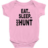 eat sleep hog hunt Baby Bodysuit