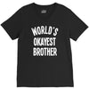 world`s okayest brother V-Neck Tee