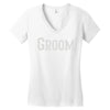 groom (2) Women's V-Neck T-Shirt