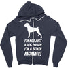 not just a dog person i'm a boxer mommy! Zipper Hoodie