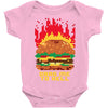 burger fever Baby Onesie