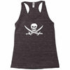pirate skull sword music band metal biker guitar tee new Racerback Tank