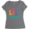 Lil Sister Women's Triblend Scoop T-shirt