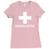 paraletic funny printed green top drinking booze party drunk Ladies Fitted T-Shirt