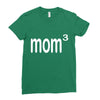 mom 3 Ladies Fitted T-Shirt