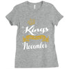 kings are born in november Ladies Fitted T-Shirt