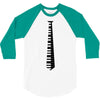 piano tie 3/4 Sleeve Shirt