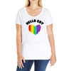 Hella Gay Ladies Curvy T-Shirt