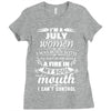 I Am A July Women Ladies Fitted T-Shirt