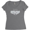 nbc psych fist bump Women's Triblend Scoop T-shirt