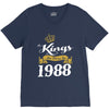 kings are born in 1988 V-Neck Tee