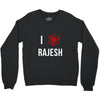 i heart rajesh Crewneck Sweatshirt