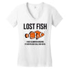 lost fish Women's V-Neck T-Shirt