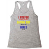 i prefer eating out girls Racerback Tank