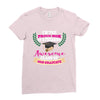 awesome glass of 2018 Ladies Fitted T-Shirt