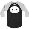 big hero 6 baymax head eyes 3/4 Sleeve Shirt