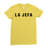 la jefa black Ladies Fitted T-Shirt