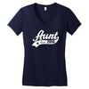 aunt since 2016 Women's V-Neck T-Shirt