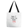 happy 1st father day Tote Bags