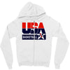 usa basketball logo Zipper Hoodie