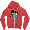zombie (2) Zipper Hoodie