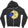 time travel to the moon Zipper Hoodie