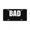bad (2) License Plate