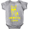 no drama llama (2) Baby Onesie