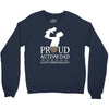 proud Autism dad Crewneck Sweatshirt