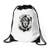 lion Drawstring Bags