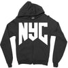 nyc new york city Zipper Hoodie