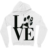 LOVE MY DOG Zipper Hoodie