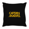 captain marvel 6 Throw Pillow