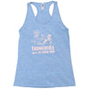 frankensolo meets the wook man Racerback Tank