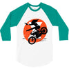black attack 3/4 Sleeve Shirt