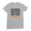 best dad ever fathers Ladies Fitted T-Shirt