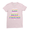 I'M Not Gay But My Best Friend Is Ladies Fitted T-Shirt