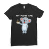 my puns are Ladies Fitted T-Shirt