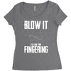 alien blow it fingering Women's Triblend Scoop T-shirt