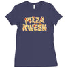 pizza kween Ladies Fitted T-Shirt